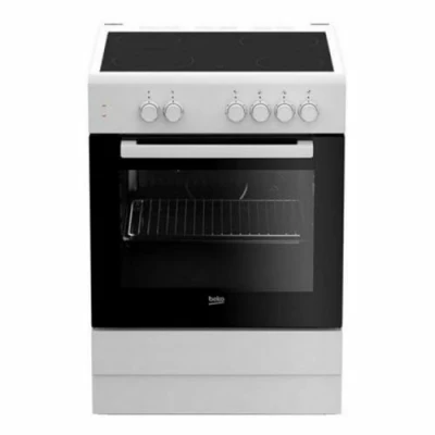 Imagen de ¡Oferta 15% ! Beko Fss67000gw Cocina Con Vitroceramica 4 Zonas Coccion Blanca