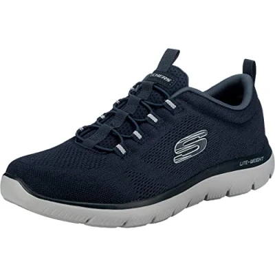 Imagen de Skechers Men&#039;s Summits Louvin, Mocasín Hombre, Azul Marino, 41 EU