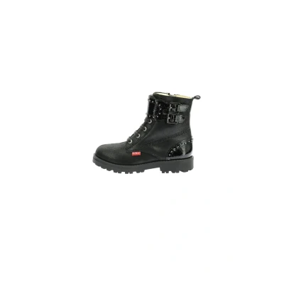 Imagen de Kickers Bottillons Botines con cordones para niños, Talla: 33, Noir Zapatos