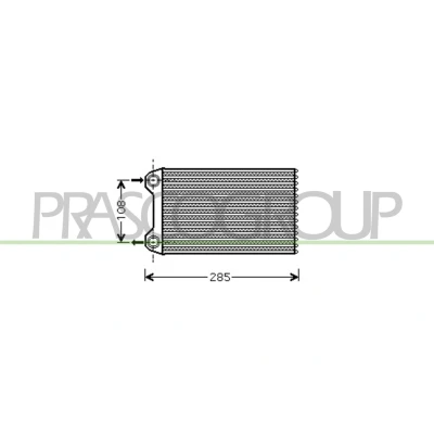 Imagen de PRASCO AD020H001 Radiador de Calefaccion AUDI: A4 B7 Berlina, Avant, B6 Avant