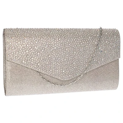Imagen de SwankySwans Diamante Montary, Bolsa de Mano para Mujer, champán, One Size