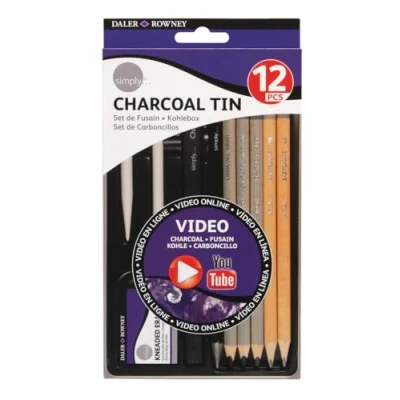 Imagen de Daler Rowney Simply Carboncillo EST. Metál 13 Uds.