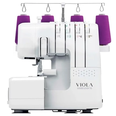 Imagen de Viola Look T12 Máquina Remalladora Overlock, 12 Programas de Costura, 2/3/4 hilo con Diferencial