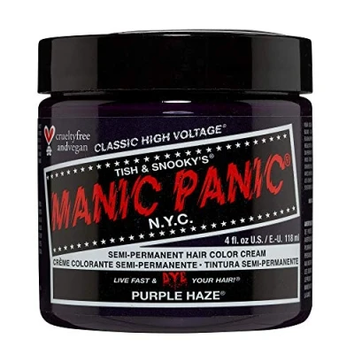 Imagen de Manic Panic Purple Haze Classic Creme, coloración semipermanente para el cabello vegana y libre de crueldad animal, 118 ml