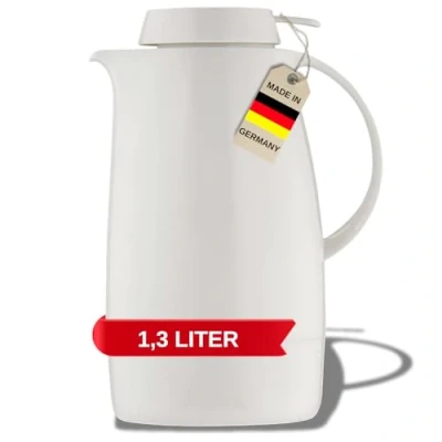Imagen de Helios Servitherm Jarra al vacío (1,3 L), Color Blanco, 1,3 litros