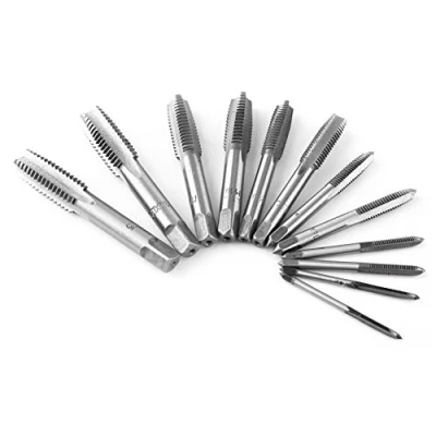 Imagen de 12pcs Tornillo de Rosca Juego Machos Roscar Flautas Rectas para M3 / M4 M6 M8 M10 M12