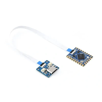 Imagen de Waveshare RP2040 Tiny Mini Development Board Kit Based on Raspberry Pi Microcontroller RP2040, with USB Port Adapter and FPC Cable,Support C/C++, MicroPython, Arduino