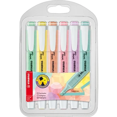 Imagen de Stabilo Rotulador Swing Cool Pastel Edition 6 Pack colores