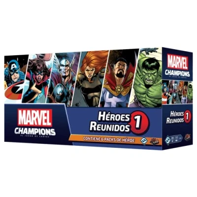 Imagen de Fantasy Flight Games Marvel Champions: Héroes Reunidos 1 Juego de Cartas en Español