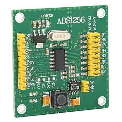 Imagen de Módulo de Conversión Analógico a Digital, Señal Tarjeta Adquisición ADS1256 para la Industria