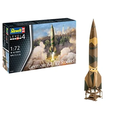 Imagen de Revell German A4/V2 Rocket Espacio Kit Modelo, Multicolor, 0.091666667 (03309)