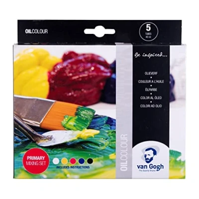 Imagen de Óleos Van Gogh, Estuche de Mezcla Colores primarios 5 x 40 ml (02820505)