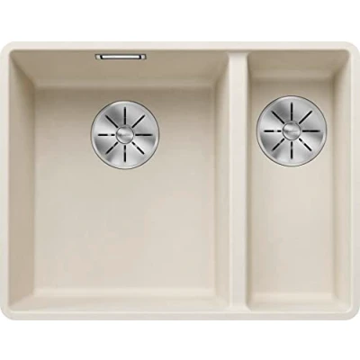 Imagen de BLANCO SUBLINE 340/160 F 527161 Silgranit Softweiß Piscina principal izquierda, sin mando a distancia