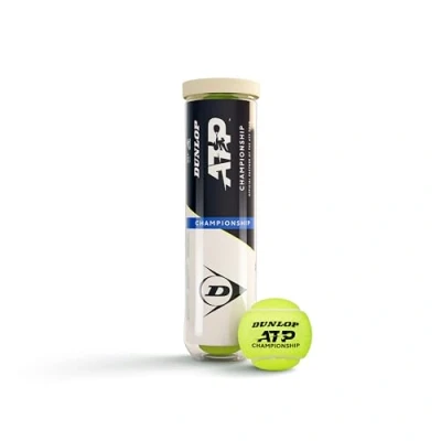 Imagen de DUNLOP Campeonato ATP de Pelotas Tenis : para Arena, Pista Dura y césped (4 Pelotas)