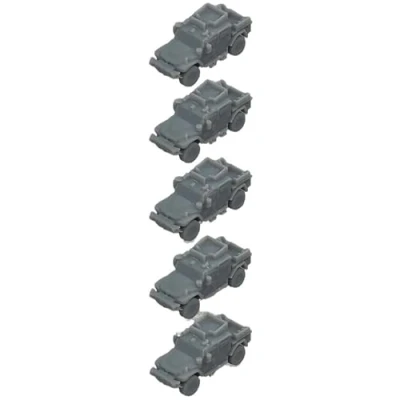 Imagen de Kit De 5 Piezas Vehículos Apoyo Táctico Husky, Modelo Militar, Bricolaje, Escala 1/700 1/350, Resina For Blindados, Molde Montaje Escena Bricolaje(1/350 (1.83cm))