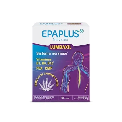 Imagen de Epaplus Nervicare Lumbaxil 30 comprimidos