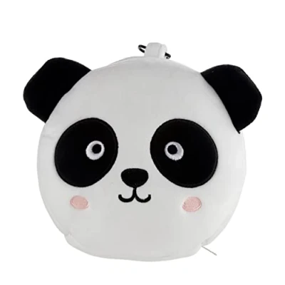 Imagen de Puckator Coussin de Voyage Relaxeazzz Peluché 2 en 1 Avec Masque Yeux Panda Cojines, EPS (93% poliéster 7% Elastano, Multicolor, único