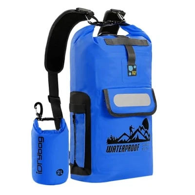 Imagen de IDRYBAG Mochila Seca Impermeable Flotante 20L/30L/40L, Mochilas Secas Impermeables para Hombres, Saco Seco Kayak