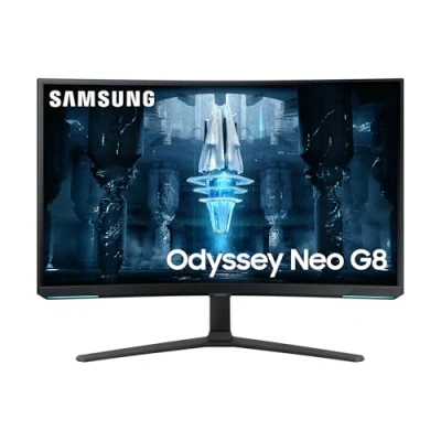 Imagen de SAMSUNG LS32BG850NPXEN Monitor Curvo Gaming 32&#039;&#039; Neo QLED 4K, 3840 x 2160, 21:9, 1.000.000:1, 1000R, 240 Hz, 1 ms, 350 CD/m², HDMI, FreeSync Premium Pro, Negro