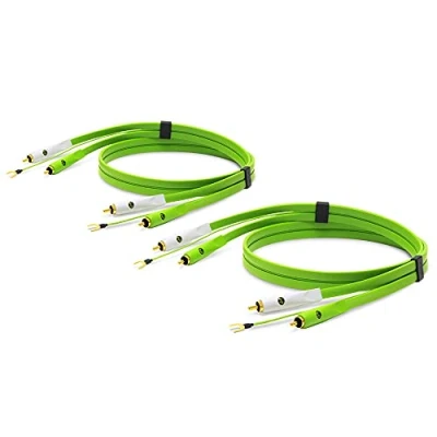 Imagen de NEO+ by Oyaide d+ RCA Tocadiscos DUO (Clase B) Cable de audio duradero para DJ, músicos y productores, 2 x 1 metro, compatible con todos los dispositivos entrada