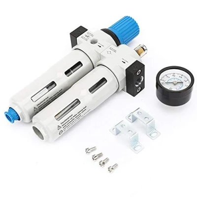 Imagen de regulador de presión filtro G1/4 `` herramienta trampa humedad aire lubricador combinado para herramientas compresor
