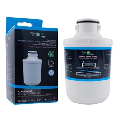 Imagen de FilterLogic FFL 105CH Filtro de agua compatible con Microfiltro MFCMG14211FR MFCMG14211F, Hotpoint C00300448 SXBD922FWD SXBD925FWD, Thomson, Indesit. Cartucho para frigorífico