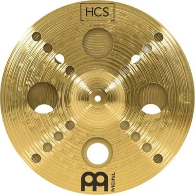 Imagen de Meinl Cymbals HCS Plato Trash Stack de 16 pulgadas (40,64cm) con Agujeros Platillos Batería Latón, Acabado Tradicional (HCS16TRS)