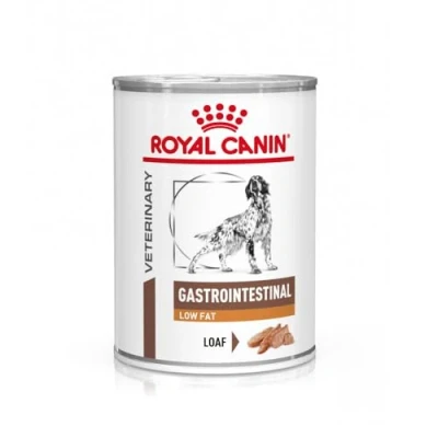 Imagen de Royal Canin Veterinary Gastrointestinal Low Fat Mousse 12 x 420 g Pienso Completo para Perros Adultos el Apoyo digestivo y la obesidad.