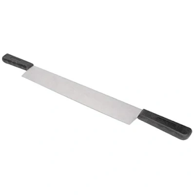 Imagen de Vogue D440 acero inoxidable doble mango cortador de queso, 38 cm largo