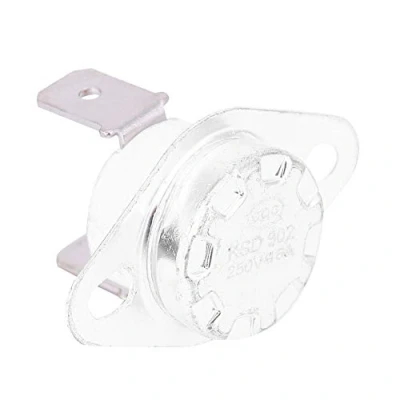 Imagen de Fafeicy 115℃ KSD302 Interruptor térmico, AC250V 16A Control de Temperatura, Normalmente Cerrado (115℃)