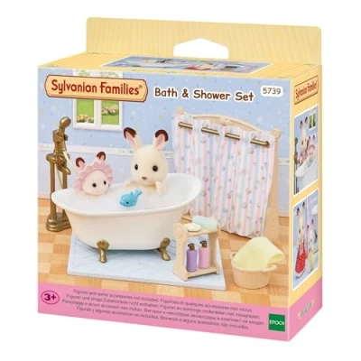 Imagen de SYLVANIAN FAMILIES 5739 Set bañera y Ducha