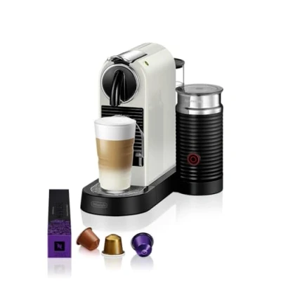 Imagen de NESPRESSO EN 267.WAE Citiz&amp;Milk White Máquina de cápsulas, 1710 W, Plástico, Blanco Crema