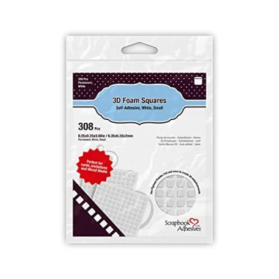 Imagen de Scrapbook Adhesives By 3L 3D Foam Squares, White