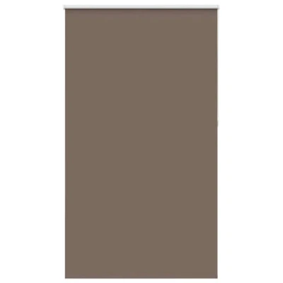 Imagen de vidaXL Estor Enrollable Opaco Color Café 125x210cm Tela Ancho 121,6cm, día y Noche, de Cocina, Enrollable,