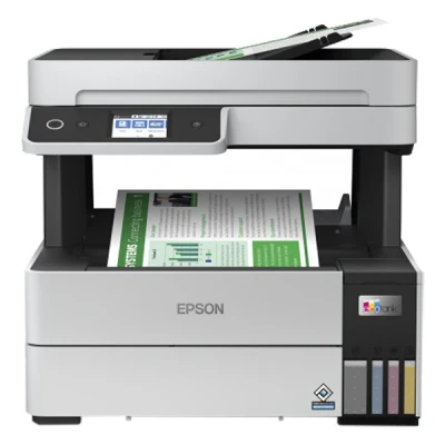 Imagen de Impresora multifunción Epson EcoTank ET 5150, Color y Blanco/Negro, Inyección de tinta, Wi Fi, 37 ppm, Gris