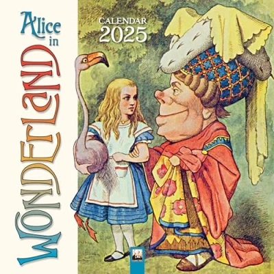 Imagen de Alice&#039;s Adventures in Wonderland Wall Calendar 2025 (Art Calendar): Original Flame Tree Publishing Kalender [Kalender]