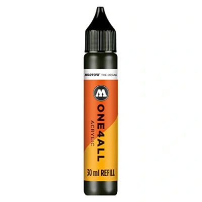 Imagen de Molotow ONE4ALL Tinta de recambio para rotulador permanente, color Signal Black 30 ml
