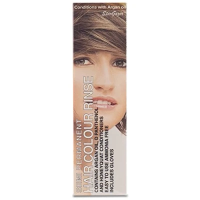 Imagen de Color de cabello semipermanente tono natural, marrón medio, contiene patenol D (Pro Vitamina B5), extracto argán y Honeyquat para acondicionar el cabello.
