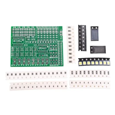 Imagen de DC 4V 6V Junta de práctica la soldadura, módulo del regulador que destella kit DIY LED para suelda