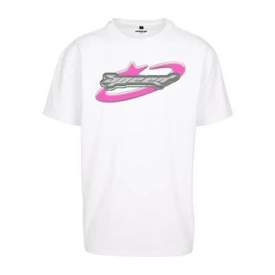 Imagen de Upscale by Mister Tee Speed LOGO Camiseta estampada, Hombre, Talla: Small, White