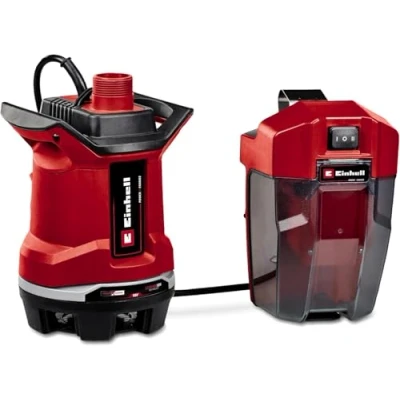Imagen de Einhell Bomba de aguas sucias con baterías GE DP 18/25 Li Solo Power X Change (18 V, caudal impulsión 7.500 l/h, altura 5 m, modo ECO y BOOST, sin batería)