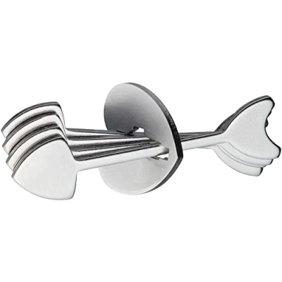 Imagen de Hanayama 515041 Corazón Flechas astutas [Nivel de dificultad 3] es, Color metálico, único (Young Motto adsd2)