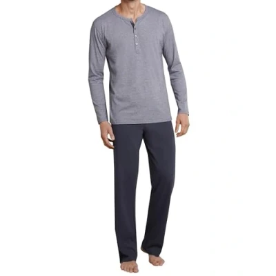 Imagen de Conjunto de pijama largo Schiesser, antracita (203), 54 EU para hombre