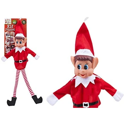 Imagen de Elves Behavin Badly Marioneta de Mano Elfos traviesos 27 Pulgadas, Juguetes Navidad
