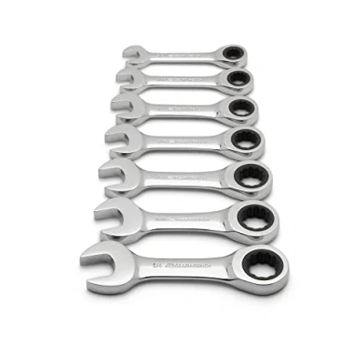 Imagen de Gearwrench 9507 7 piezas SAE juego de llaves combinación llave trinquete