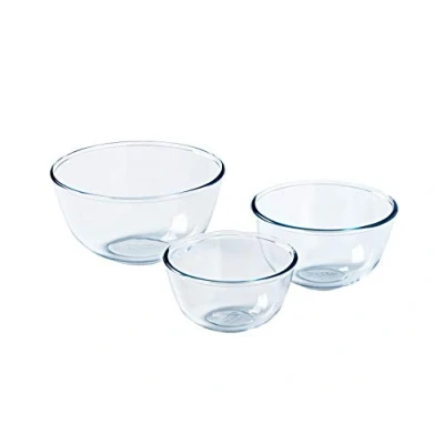 Imagen de Pyrex Prepware Set de 3 Boles Mezcla Extrema Resistencia a Choques Térmicos