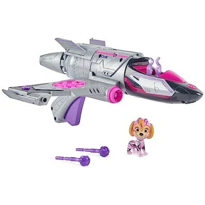 Imagen de Patrulla Canina LA SUPERPELÍCULA Avión Transformable con Figura de Skye Luces y Sonidos 6067498 Juguetes Niños 3 Años +