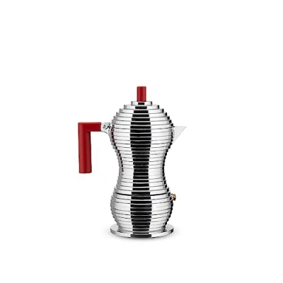 Imagen de Alessi Percolator Pulcina MDL02/3 R Red 3 cups by Michele De Lucchi
