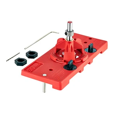 Imagen de SOTECH Plantilla para taladrar BSK 35 T45/52 montaje de bisagras cazoleta incl. broca Forstner Ø mm Distancia entre agujeros 45 y 52