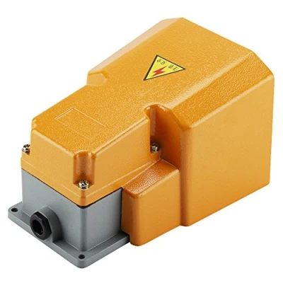 Imagen de interruptor de pie industrial 250 V 10 A resistente al aceite anticorrosión Pedal encendido/apagado con guardia